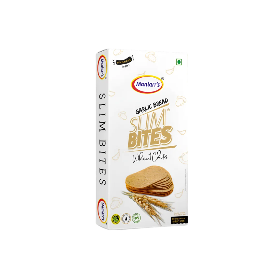 Maniarr's Maniarr's Slim Bites Wheat Chips Garlic Bread 90g 90g